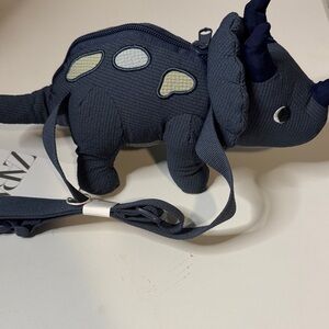 Zara Dinosaur Shaped Blue Crossbody Bag